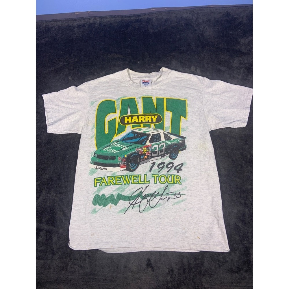 T-Shirt Express Harry Gant 1994 Farewell Tour Men's L Gray Double Sided Print